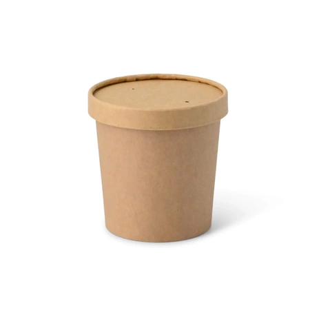 Papierdeckel für Eisbecher mit einem Durchmesser von 92 mm, 50 Stück