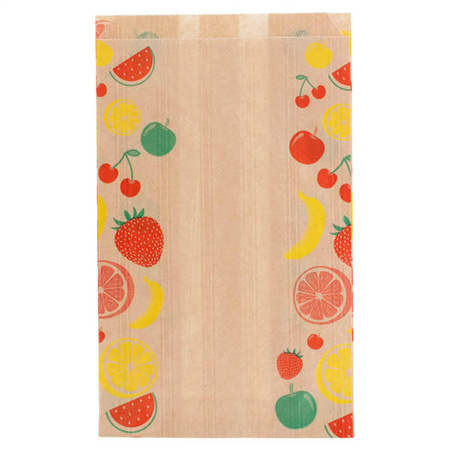 Papiertüte für Obst, 0,5 kg, 14+9 x 22 cm, 500 Stück