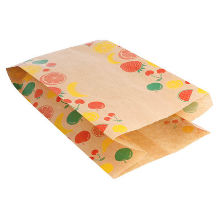 Papiertüte für Obst, 1,0 kg, 14+9 x 26 cm, 500 Stück