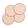 Papieruntersetzer für Tassen/Gläser, braun, Durchmesser 9 cm, 250 Stück