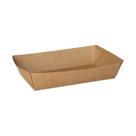 Tiefe, fettbeständige Papierschale, 15,5 x 8,5 x 3,5 cm, 50 Stück