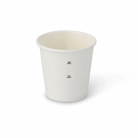 Weißer Pappbecher, 50 ml, Durchmesser 50 mm, 50 Stück