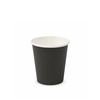 Schwarzer Papierbecher Dispersion 120 ml, Ø 62 mm 50 Stück.