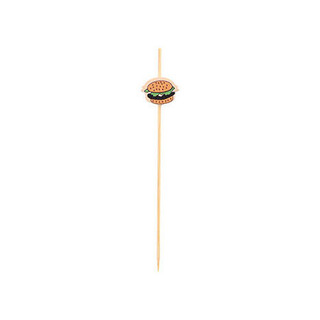 Snack-Stäbchen „Burger“ 12 cm, 100 Stück