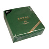 Servietten „Royal Collection“, grün, 1/4, 3-lagig, 40 x 40 cm, 50 Stück