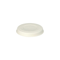 Deckel aus Zuckerrohr für Dip-Behälter, Durchmesser 75 mm, 50 Stück