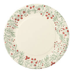 Runder Pappteller „Christmas“, 23 cm, 10 Stück