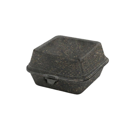 Wiederverwendbare Burgerboxen, schwarz, 16 x 15 x 8,5 cm, 60 Stück