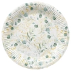 Runder Pappteller „Eucalyptus“, Durchmesser 23 cm, 8 Stück