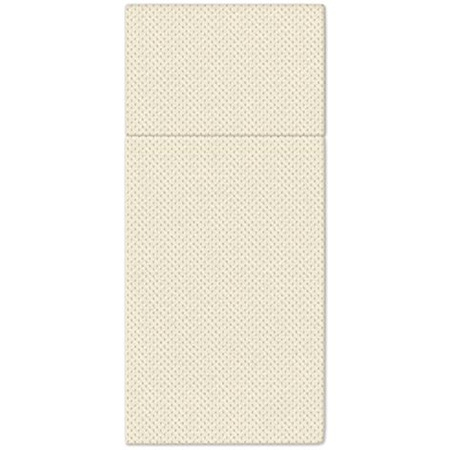 Softpoint-Besteckhüllen, geprägt, champagnerfarben, 38 x 32 cm, 50 Stück