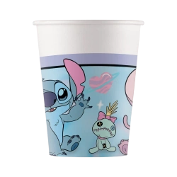 Papierbecher „Stitch & Angel“, 200 ml, 8 Stück