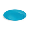 Runder Pappteller, blau, Durchmesser 23 cm, 10 Stück