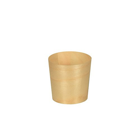 Holzschale rund 4,5 x 4,5 cm 50 Stück.