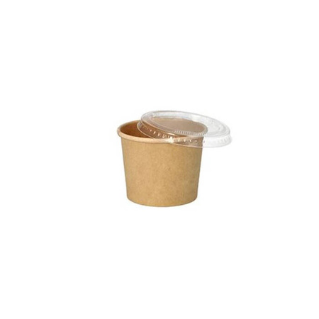 Kraftpapierbecher, 60 ml, 6 x 4,9 cm, 50 Stück