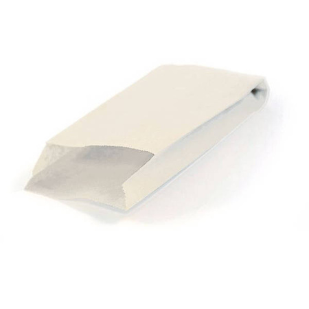 Tüten für französische Hot Dogs, weiß 7,5 x 2,5 x 19 cm 1000 Stück.