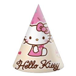 Papierhütchen „Hello Kitty & Kuromi“, 6 Stück