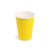 Papierbecher, gelb, Ø 74 mm, 240 ml, 10 Stk.