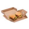 Burger-Box, aufklappbar, 24,5 x 12 x 10 cm, 100 Stück