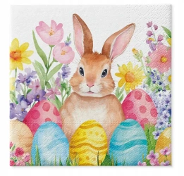 3-lagige Oster-Servietten, 1/4, 33 x 33 cm, 20 Stück