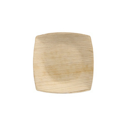 Teller aus Palmblättern „Quadrato“ 10 x 10 cm, 25 Stück