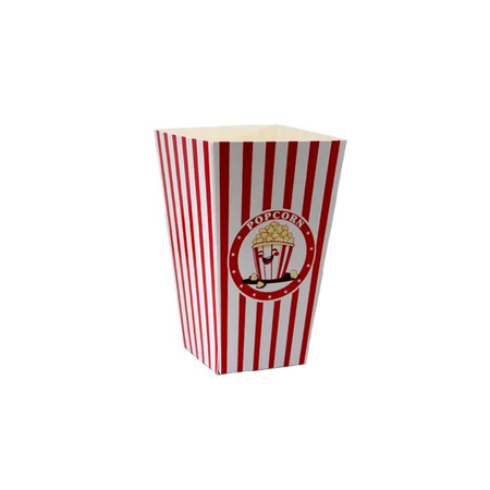 Popcorn-Boxen, 1950 ml, 8,5 x 8,5 x 20,7 cm, 50 Stück