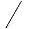 Wiederverwendbare Strohhalme aus Biokomposit, schwarz, 6/210 mm, 200 Stück