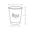 Doppelwandiger Kraftpapierbecher, 250 ml, Durchmesser 80 mm, 25 Stück