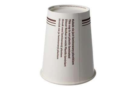 Weißer Papierbecher, 250 ml, 50 Stück