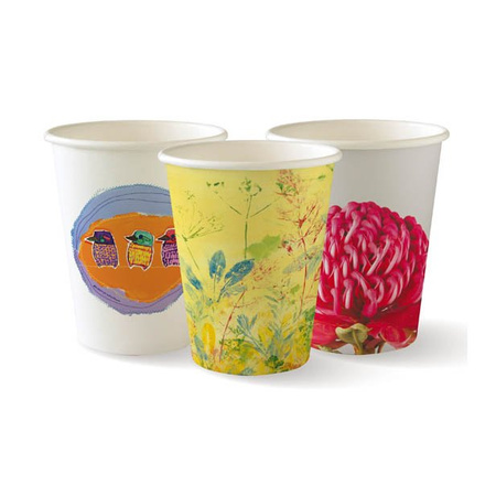 Pappbecher „Art Series“, 240 ml, Durchmesser 80 mm, 50 Stück