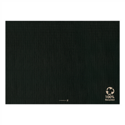 Papieruntersetzer, schwarz, „Recycled“, 31 x 43 cm, 250 Stück
