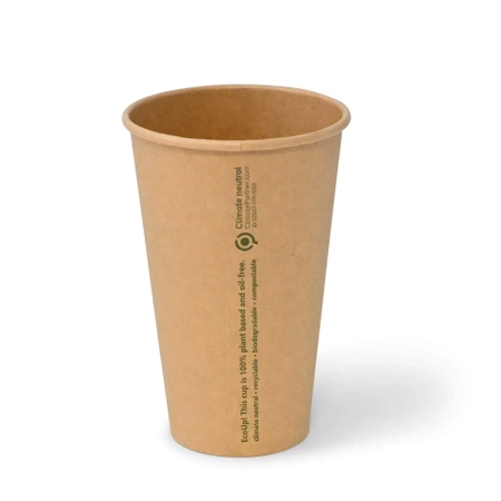 Kraftpapierbecher, Dispersionsbeschichtung, 450 ml, Durchmesser 90 mm, 50 Stück
