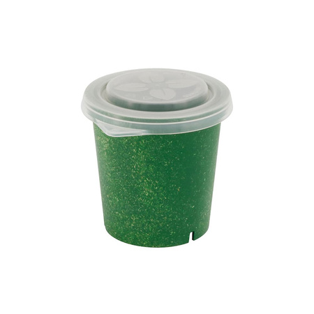 Happy Cup Mehrweg-Suppentassen, grün, 400 ml, 60 Stück