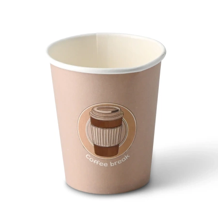 Papierbecher „Coffeebreak“, 250 ml, Durchmesser 80 mm, 50 Stück