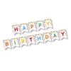 Papiergirlande „Happy Birthday“, Länge 3,5 m, Höhe 20 cm, 1 Stück