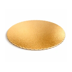 Tortenunterlage, dick, goldfarben, 26 cm, 1 Stück