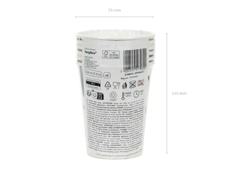 Papierbecher der Feel Good-Serie, 180 ml, Durchmesser 72 mm, 50 Stück