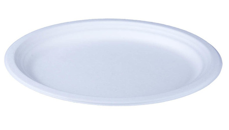 Schale aus Zuckerrohr 31,8 x 25,5 x 2,2 cm, 50 Stück
