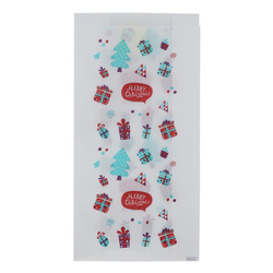 Weiße Papiertüte für Weihnachten, 15,5 x 29 cm, 1000 Stück