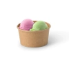 Kraftpapier-Eisbecher, 220 ml, Durchmesser 92 mm, 50 Stück