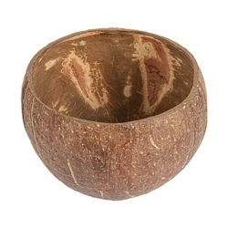 Schale aus Kokosnussschale, 350 ml, 9,5 x 8 cm, 5 Stück