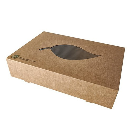 Catering-Transportkarton 35,7 x 24,7 x 8 cm, 10 Stück
