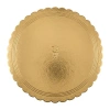 Tortenunterlage, dick, beidseitig gold‑schwarz, 34 cm, 1 Stück