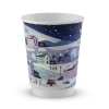 Weihnachts-Pappbecher, 350 ml, Durchmesser 90 mm, 25 Stück