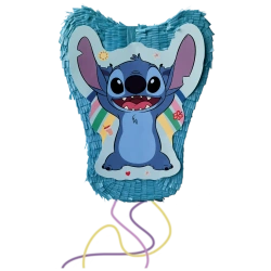 3D-Papier-Piñata „Stitch & Angel“, 27 x 35 cm, 1 Stück