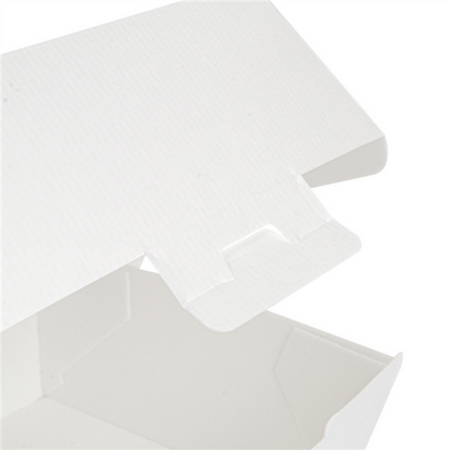 Thermobox für Burger, Weiß, Größe „M“, 13 x 12,5 x 9 cm, 50 Stück