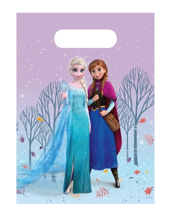 Plastiktüten „Die Eiskönigin / Frozen“ 17 x 23 cm, 6 Stück