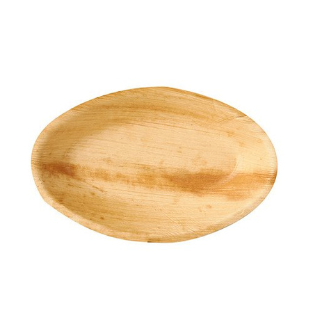 Schale aus Palmblättern, 300 ml, 20 x 12,5 x 3 cm, 25 Stück