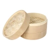 Bambus-Dampfgarer „ASIA“, Höhe 13,5 cm, Durchmesser 21 cm, 3-teilig, 1 Stück