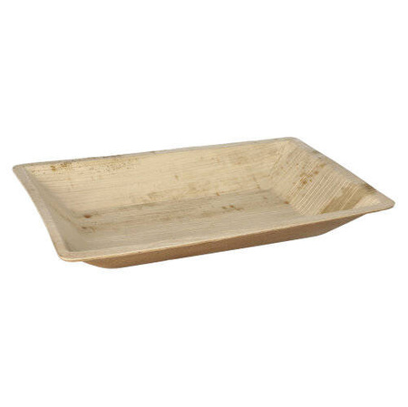 Tablett aus Palmblättern, 23 x 16 x 3 cm, 25 Stück