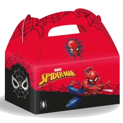 Spiderman-Papier-Kuchenförmchen, 15,5 x 9 x 8,5 cm, 4 Stück